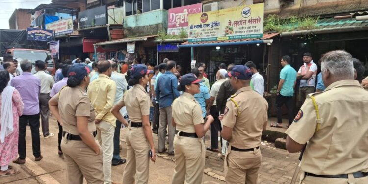 Sringaratali pickup shed work under police supervision
