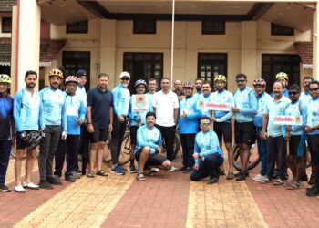 First cycle club with Sanskrit motto