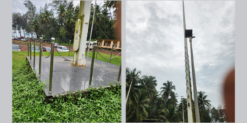 Flagpole in Guhagar Awaits Inauguration