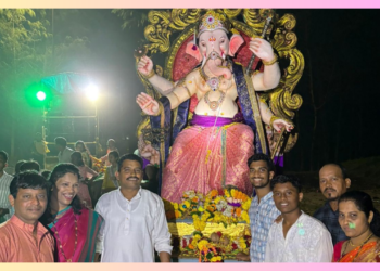 Honored by the Sakharkar family on the occasion of Ganeshotsav