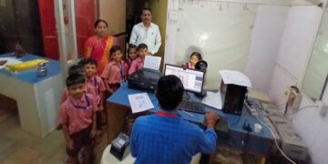Aadhaar service started at Guhagar Post