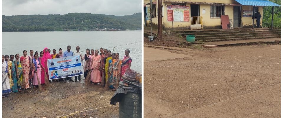 Coastal cleaning by Dhopave Gram Panchayat