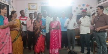 Home Minister Program at Veldur Navanagar School