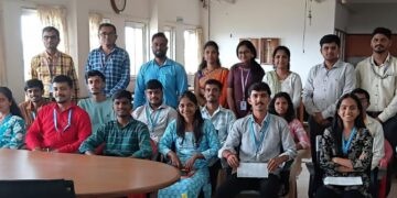 Debate competition at Maharshi Parashuram College