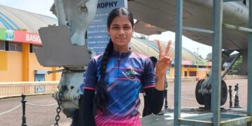 Shimran Veer finishes second in long jump