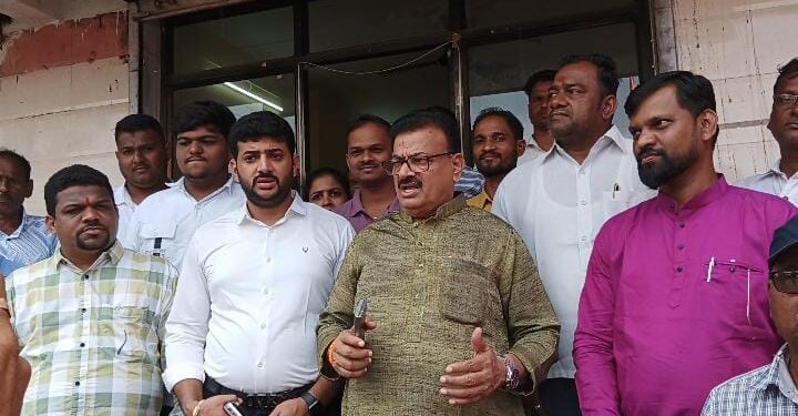 Goodwill visit from MLA Bhaskarsheth Jadhav