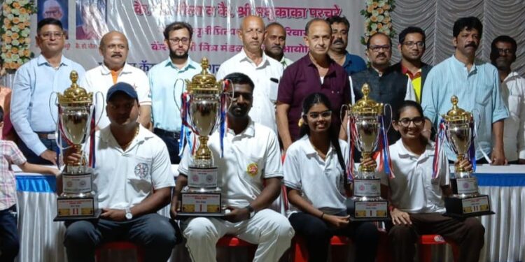 State ranking carrom tournament at Guhagar