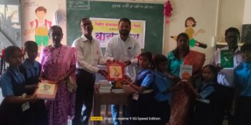 Library inaugurated at Dhopave School