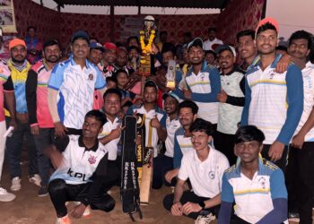 Cricket tournament at Gaskopri