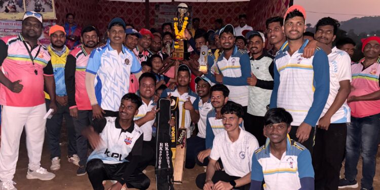 Cricket tournament at Gaskopri