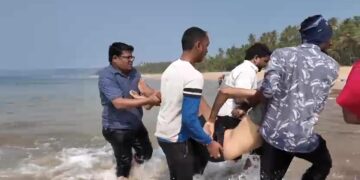 A tourist drowned in the sea at Guhagar