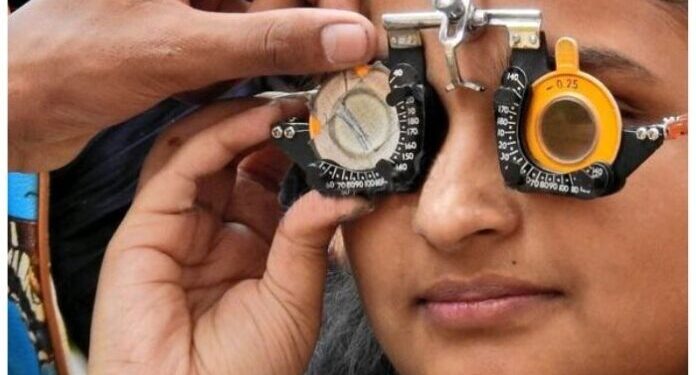 Eye check-up camp