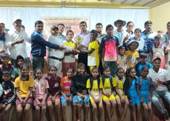 Sports competition awards ceremony