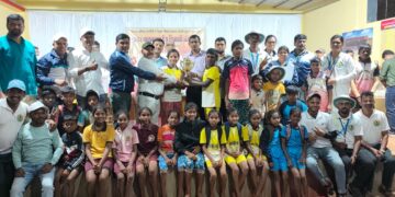 Sports competition awards ceremony