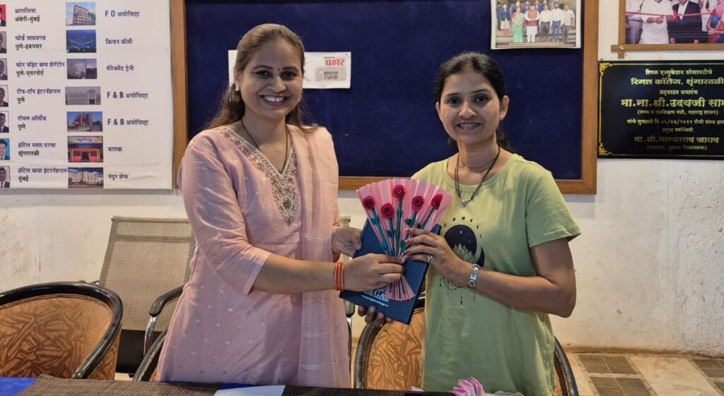 Yoga workshop at Regal College Shringartali