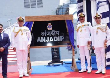 INS Anjdeep inducted into Indian Navy fleet