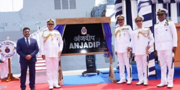 INS Anjdeep inducted into Indian Navy fleet