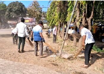 Cleanliness campaign in Guhagar city