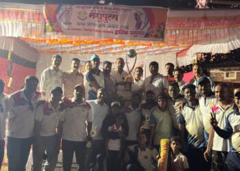 Cricket tournament on behalf of Mahapurush Mandal