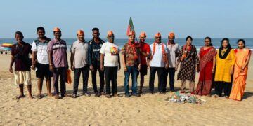 BJP cleanliness drive in Guhagar