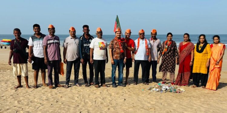 BJP cleanliness drive in Guhagar