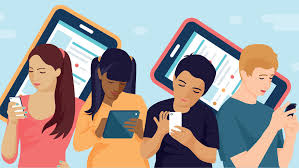 Youth addicted to social media