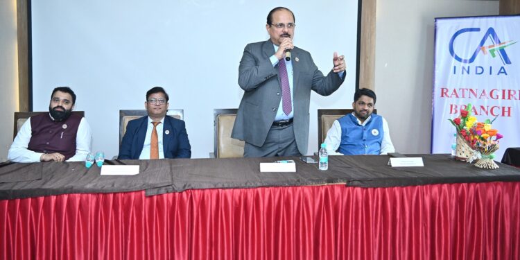 Dialogue session for CA students in Ratnagiri