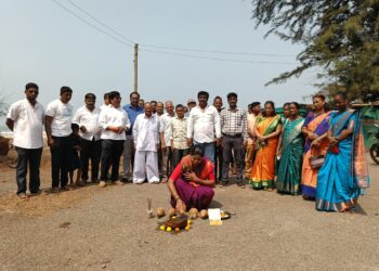 गुहागर शहरात 63 लाखांच्या कामांचे भुमिपूजन