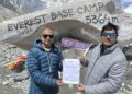 Karvir Hikers Reach Everest Base Camp