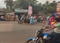 Drunkards rioting in the streets