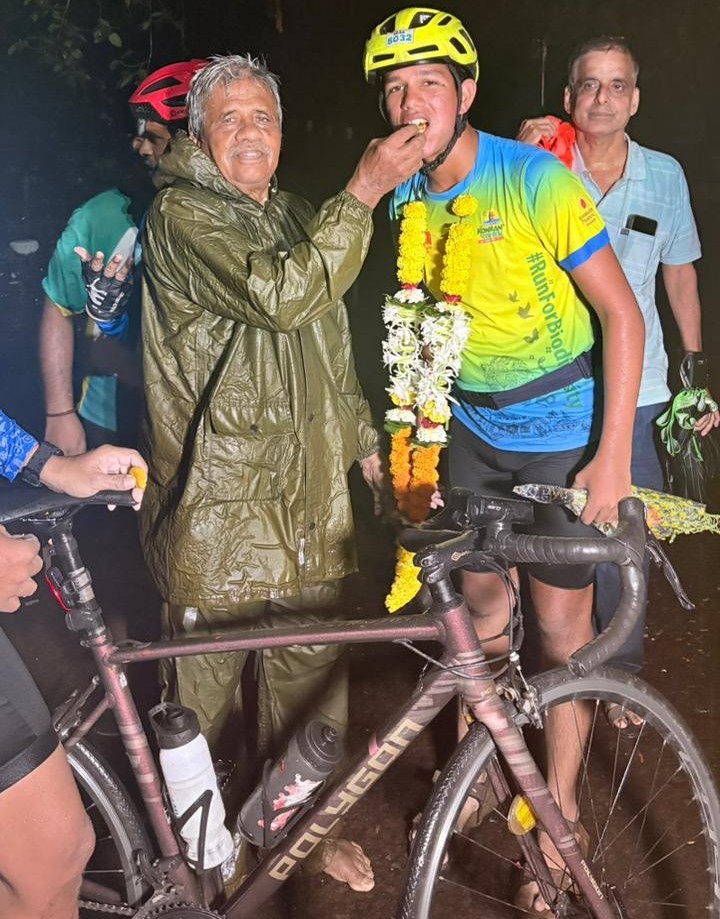 "Everesting" success of Atharva Shendy of Ratnagiri