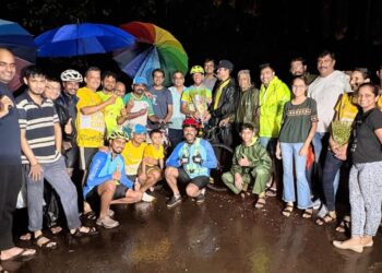 "Everesting" success of Atharva Shendy of Ratnagiri