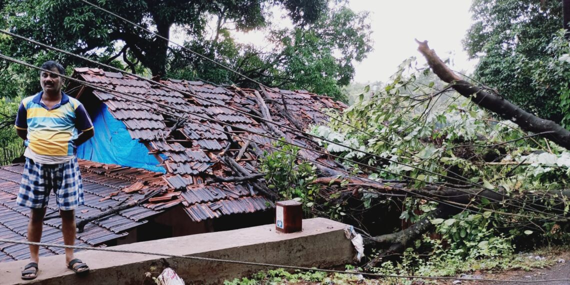Strong arrival of rain in Guhagar