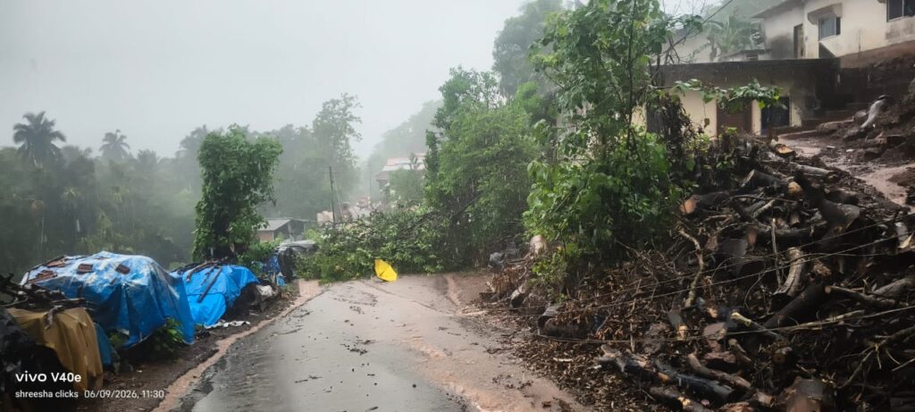 Strong arrival of rain in Guhagar