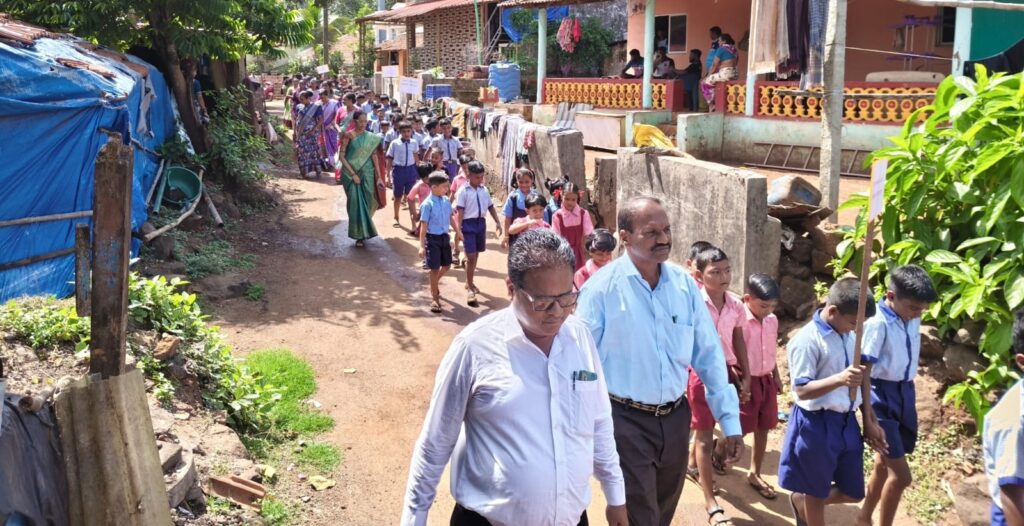 School Enrollment Festival at Asgoli School