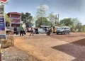 Traffic near Margtamhane School is hazardous