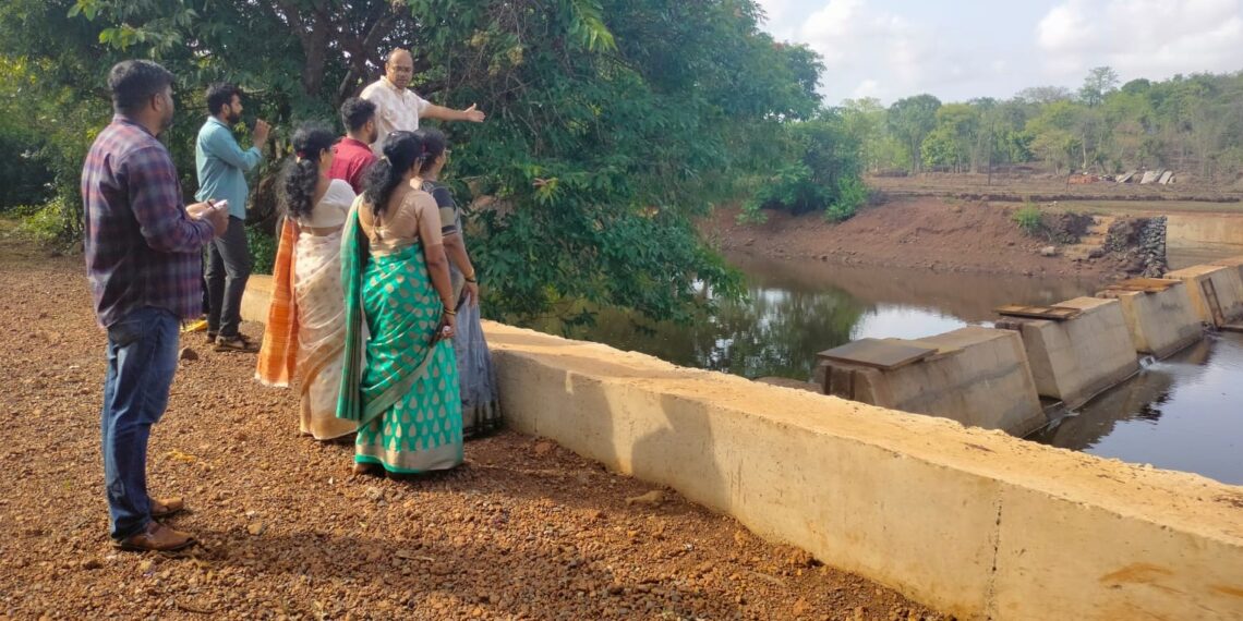 Inspection drive for water conservation works