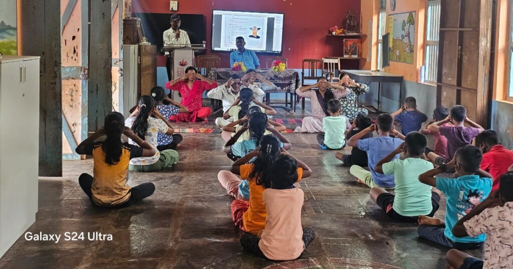 Yoga day at PMshree Valaneshwar school
