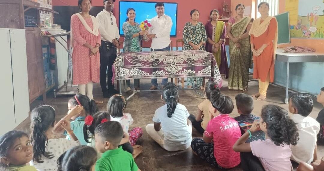 Yoga day at PMshree Valaneshwar school