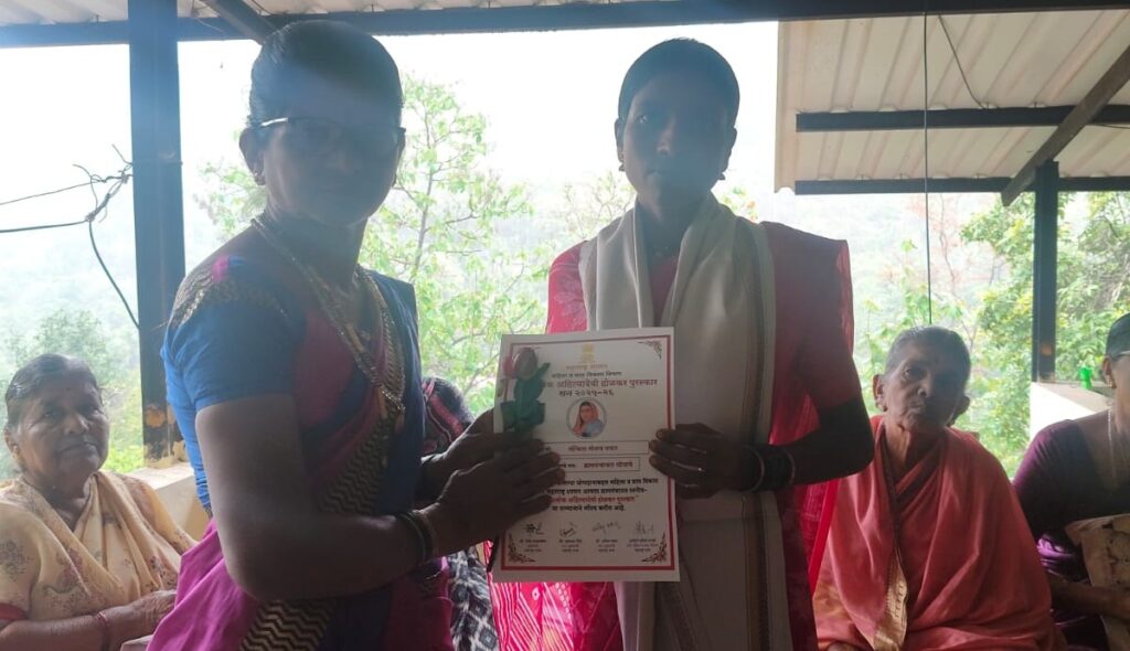 Single Women's Day Celebrated at Dhopave