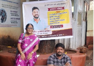 Sarpanch's hunger strike against cable work