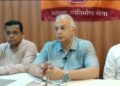 Press conference at Shringartali