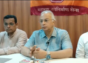 Press conference at Shringartali