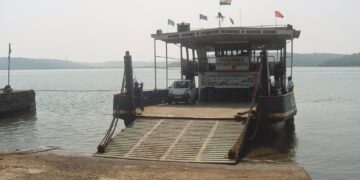 Ferry boat service closed due to monsoon