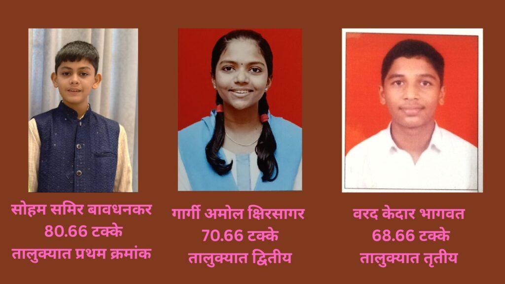 Scholarship exam results