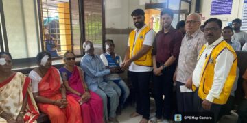 Social welfare initiative by Lions Club of Guhagar