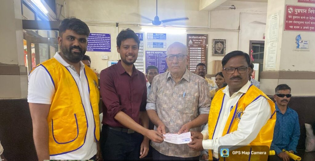 Social welfare initiative by Lions Club of Guhagar