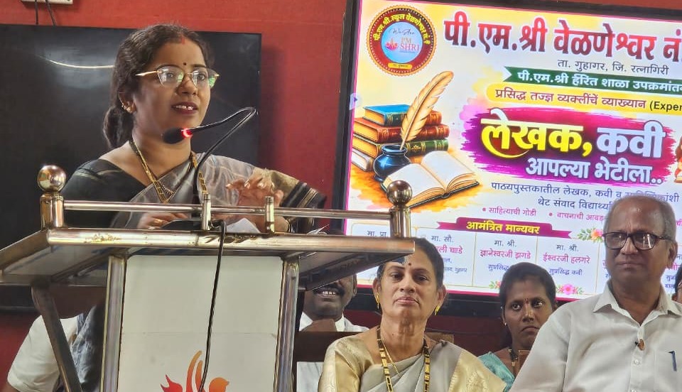 Interaction with Litterateurs at Velaneshwar High School