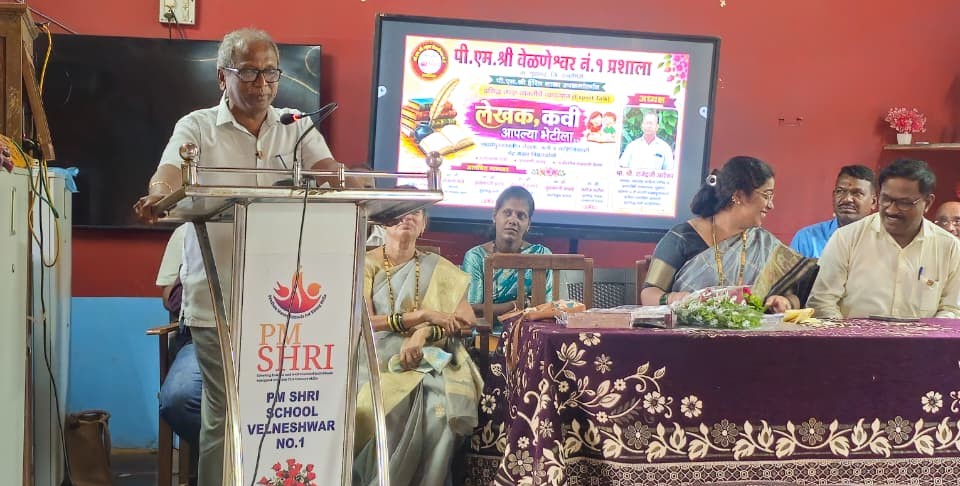 Interaction with Litterateurs at Velaneshwar High School