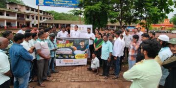 Youth Sena march in Guhagar